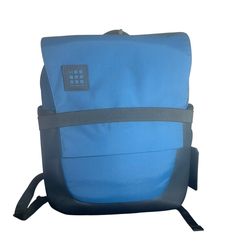 Moleskine Classic Boreal Blue Backpack Minimalist Laptop Travel Bag ID